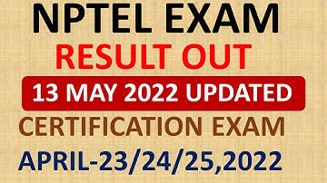NPTEL Exam Result out || NPTEL Exam April 2022 Result updates || NPTEL Result Download||NPTEL Result