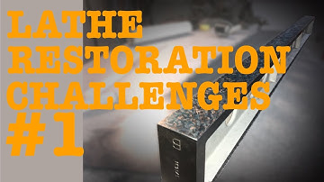 Lathe restoration #1. South Bend 13 bed scraping start.