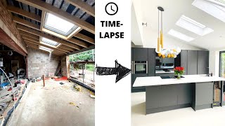 WRAP AROUND KITCHEN EXTENSION TIMELAPSE: + UTILITY & ENSUITE GUEST ROOM / OFFICE