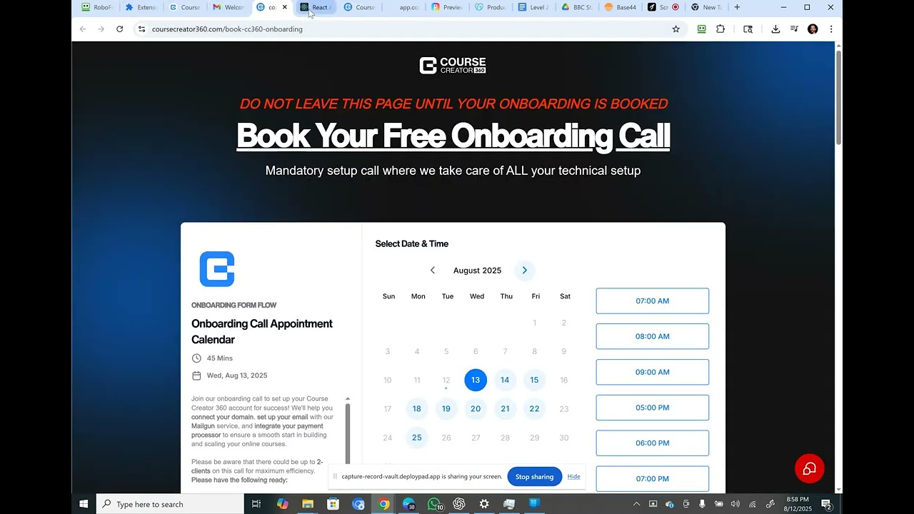 Review of Perspective.io funnels vs Course Creator 360 funnels