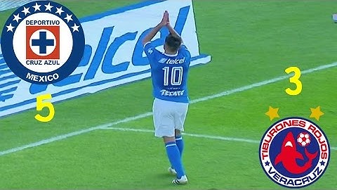 Cruz Azul (5) - (3) Veracruz | Jornada 12 | Apertura 2016 | Liga Mx | Resumen Completo