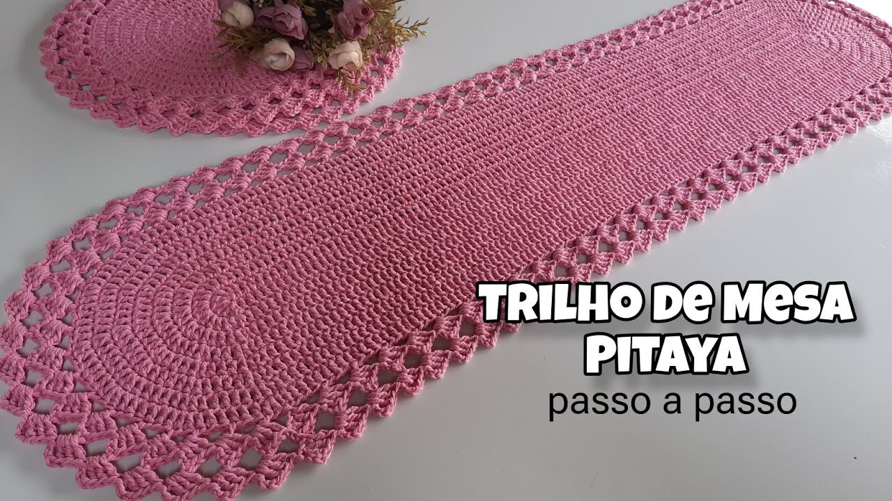 TRILHO DE MESA PITAYA - FÁCIL E ECONÔMICO