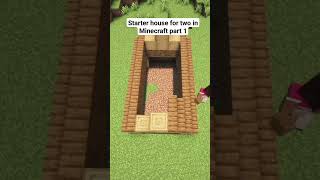 Стартовый Дом для двоих в Майнкрафт #minecraft #shots #врек