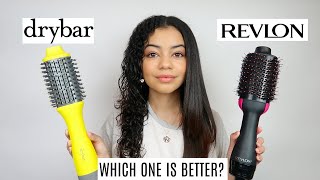 REVLON ONE STEP DRYER AND VOLUMIZER VS DRYBAR THE DOUBLE SHOT ON CURLY HAIR - HONEST OPINION screenshot 3