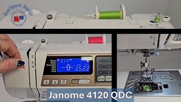 Janome 4120 QDC - Bobbin Winding & Threading