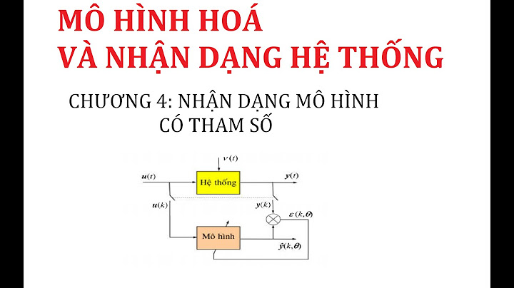 Các tham số khi lập mô hình hóa