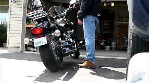 2007 V-Star 1100 KJS Kit only.MOV