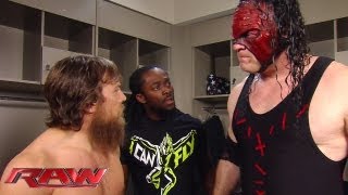 In the wake of Extreme Rules, Daniel Bryan, Kane \& Kofi Kingston prepare to battle The Shield in a S