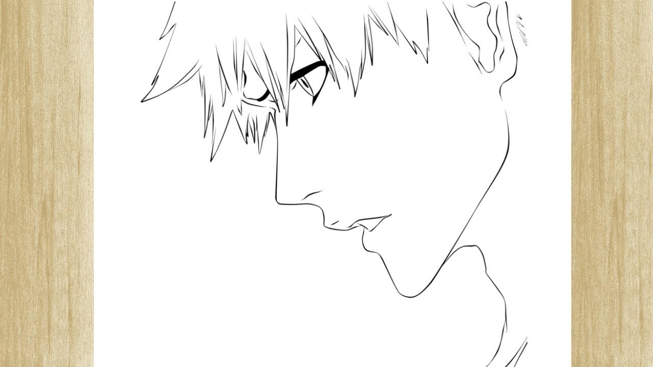 Compra online de Ichigo desenho fácil ichigo kurosaki desenho