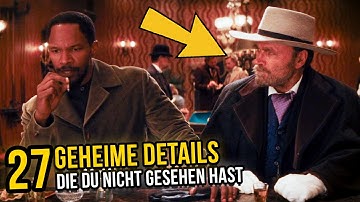 27 DETAILS, die du in DJANGO UNCHAINED NICHT bemerkt hast | Analyse & Kuriositäten