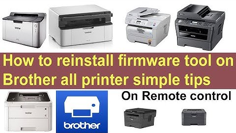 Update the Driver or Firmware for your Brother machine |brother firmware update 2023