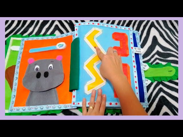Cómo hacer un libro sensorial para niños de 3 a 5 años parte 3