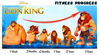 : From Fat to Muscle: Unveiling The Lion King's Incredible Transformation || HEY GROWING