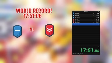 (Unedited)F-Class to B-Class World Record Speedrun Super Power Fighting Simulator (Roblox)