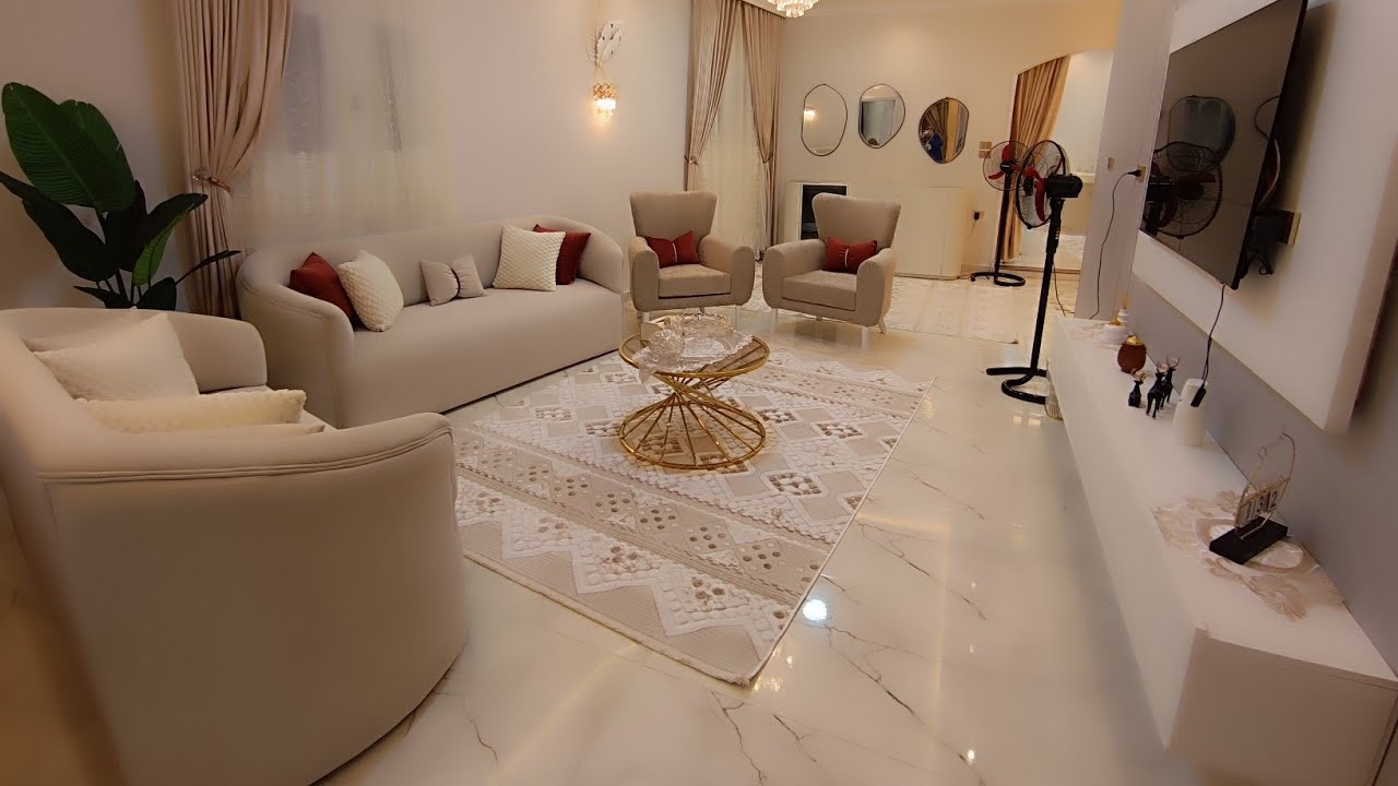 تعالي. ننسي اي فرش قبل كدا وشوفي الزوق والرقي في فرش شقه عروستي النهارده