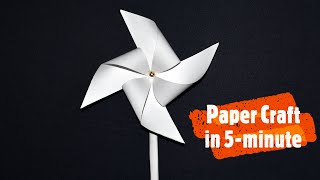 How to make paper fan | home made paper fan | paper fan making | @papercraftin5minute