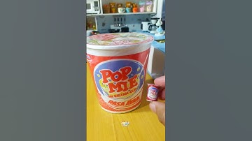 Thumbnail of Pop mie mini vs pop mie besar #shorts #popmie