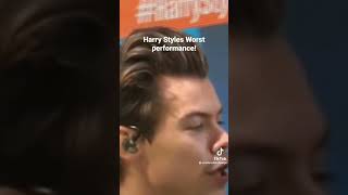 Harry Styles Worst Performance!😂 (@onedirectionhioops On TikTok) #foryou #harrystyles #funny