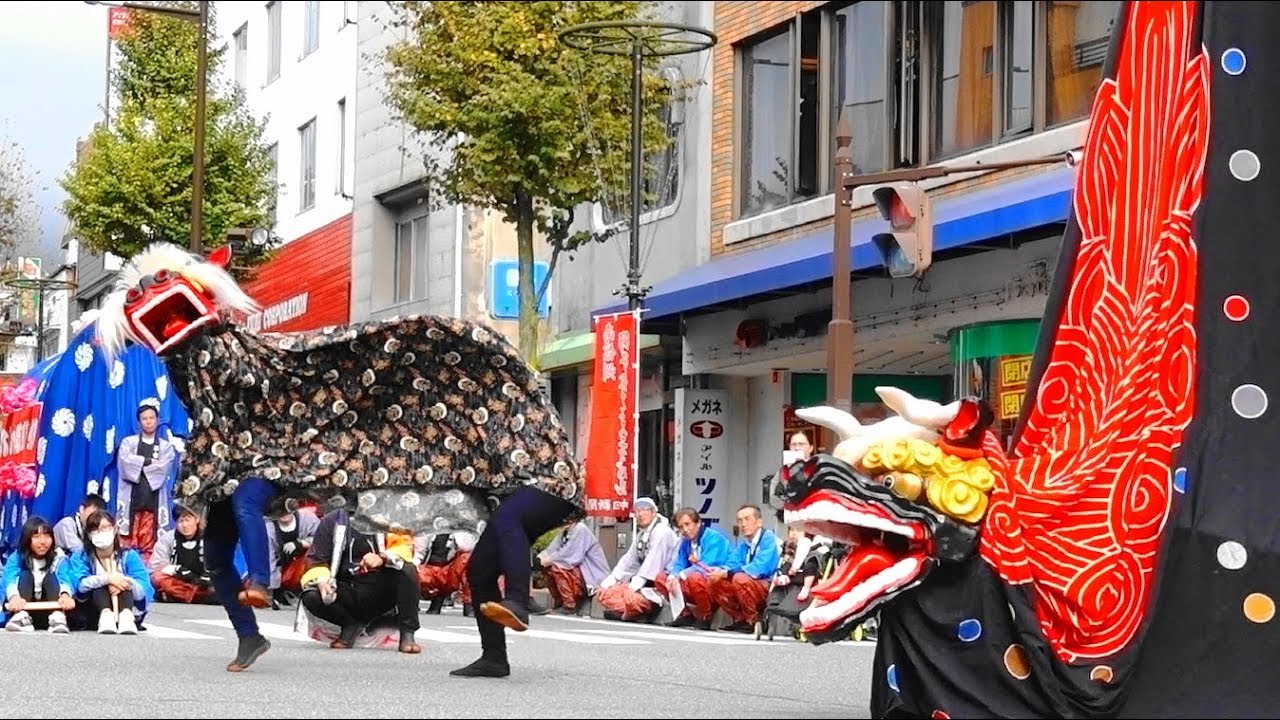 第12回令和元年南信州獅子舞フェスティバル　阿智黒丑舞　親子の舞