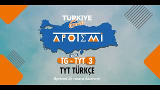 APOTEMİ 2026 TÜRKİYE GENELİ TYT-3 TÜRKÇE SORU ÇÖZÜMLERİ - APOTEMİ YAYINLARI