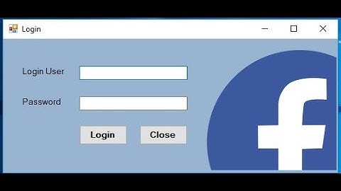 Login Form C# (Visual Studio 2013) Inventory Part 2