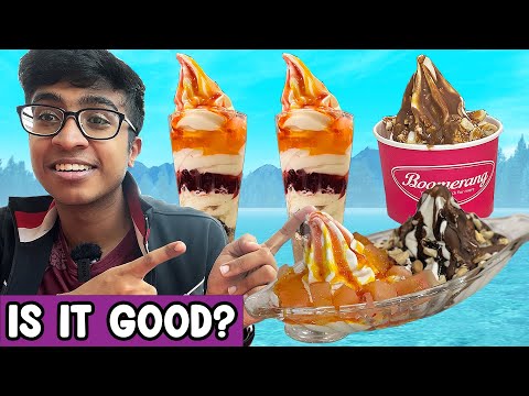 Kadalai Mittai Ice Cream & Titanic Ice Cream?!🤯 | Boomerang, Coimbatore | Idris Explores