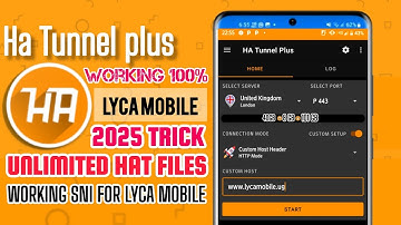 How To Setup HA Tunnel Plus On Lyca Mobile | For Fast & Secure Internet