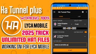 How To Setup HA Tunnel Plus On Lyca Mobile | For Fast & Secure Internet screenshot 4