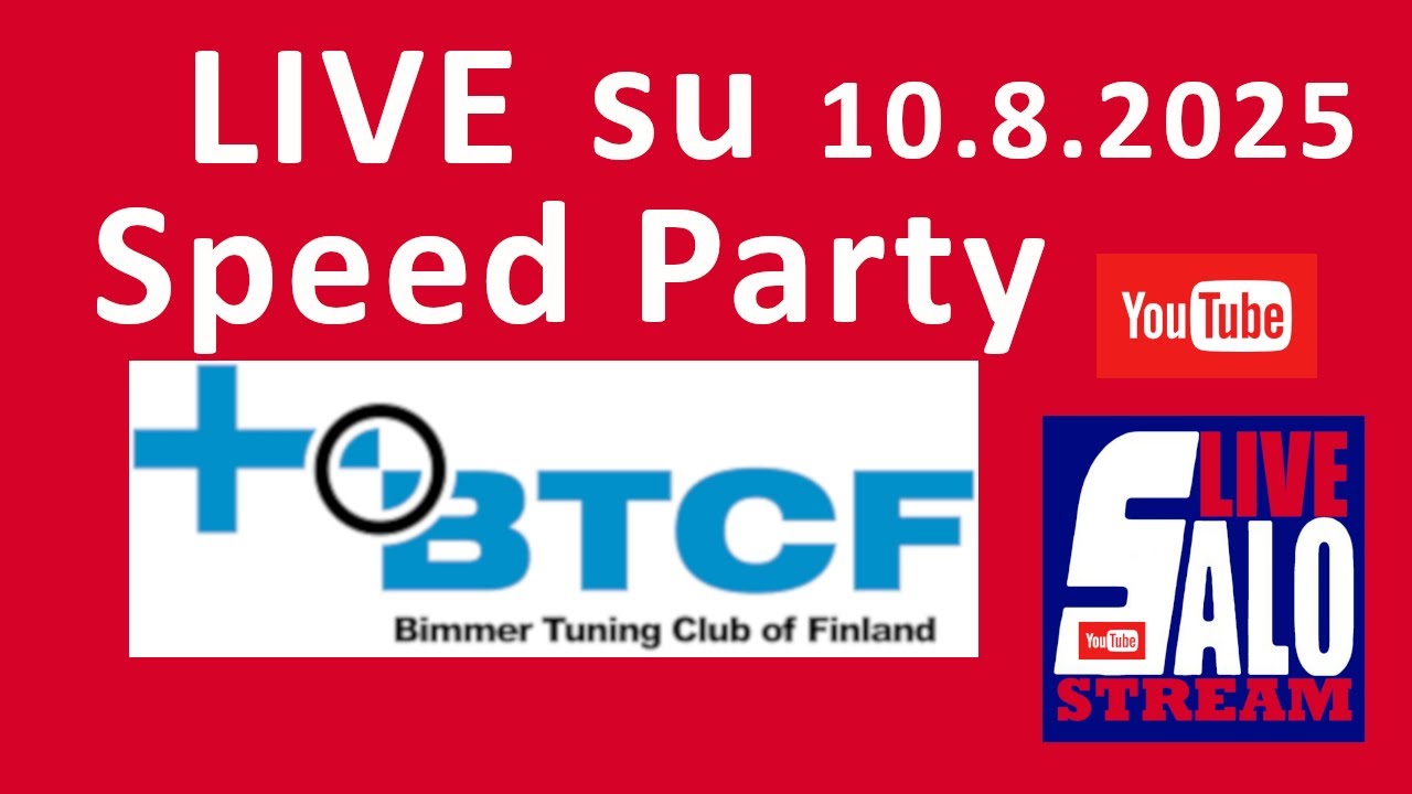 BTCF Speed Party LIVE 10.8.2025 - YouTube