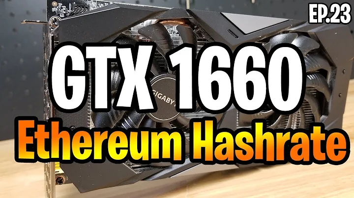 GTX 1660のイーサリアムのハッシュレートテスト＆オーバークロック設定