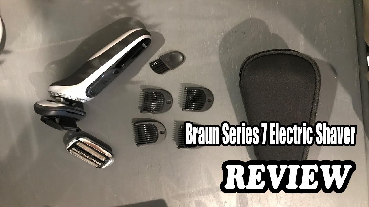 Braun Electric Razor Series 7 7085cc Wet & Dry Shaver Unboxing