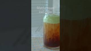 말차크림아인슈페너 Matcha cream iced coffee