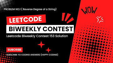LeetCode Biweekly Contest 153 - Problem 1 Solution 🔥 #LeetCode #Coding biweeklycontest #Programming