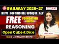 Railway Reasoning 2026 | Concepts of Cube &amp; Dice | RRB ALP, NTPC, Group D, Technician | Shikha Ma'am
