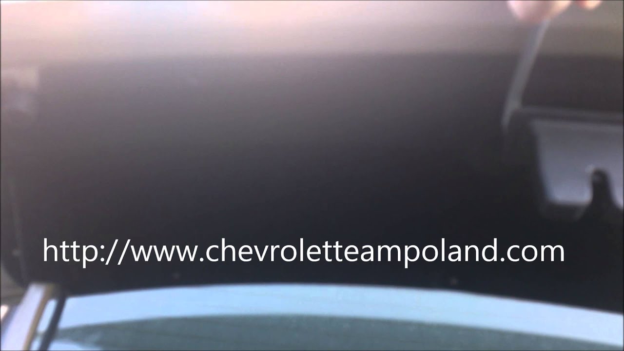 Chevrolet Cruze demontaż osłony klapy bagażnika oraz