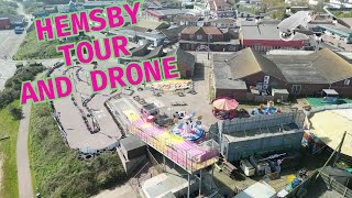 HEMSBY ,Great Yarmouth with Drone Views, April 2024 #travel