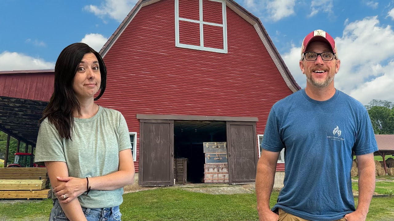 EXPLORING our 8,000 SQ FT BARN with EVERYTHING Left Behind on Our 150 Year Old VACANT FARM