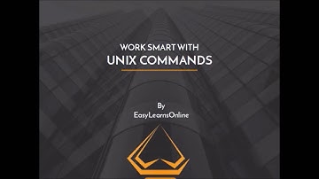 Work Smart with UNIX Commands