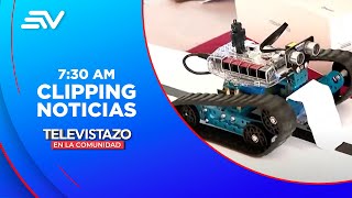 Estudiantes De La Universidad De Las Ff.aa Crearon Un Robot Televistazo Ecuavisa