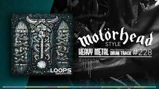 Heavy Metal Drum Track / Motörhead Style / 150 bpm