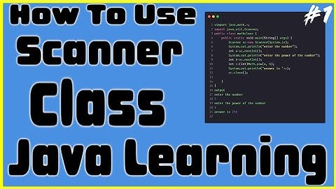 The Scanner Class in Java | Uses | Examples | Hindi Urdu