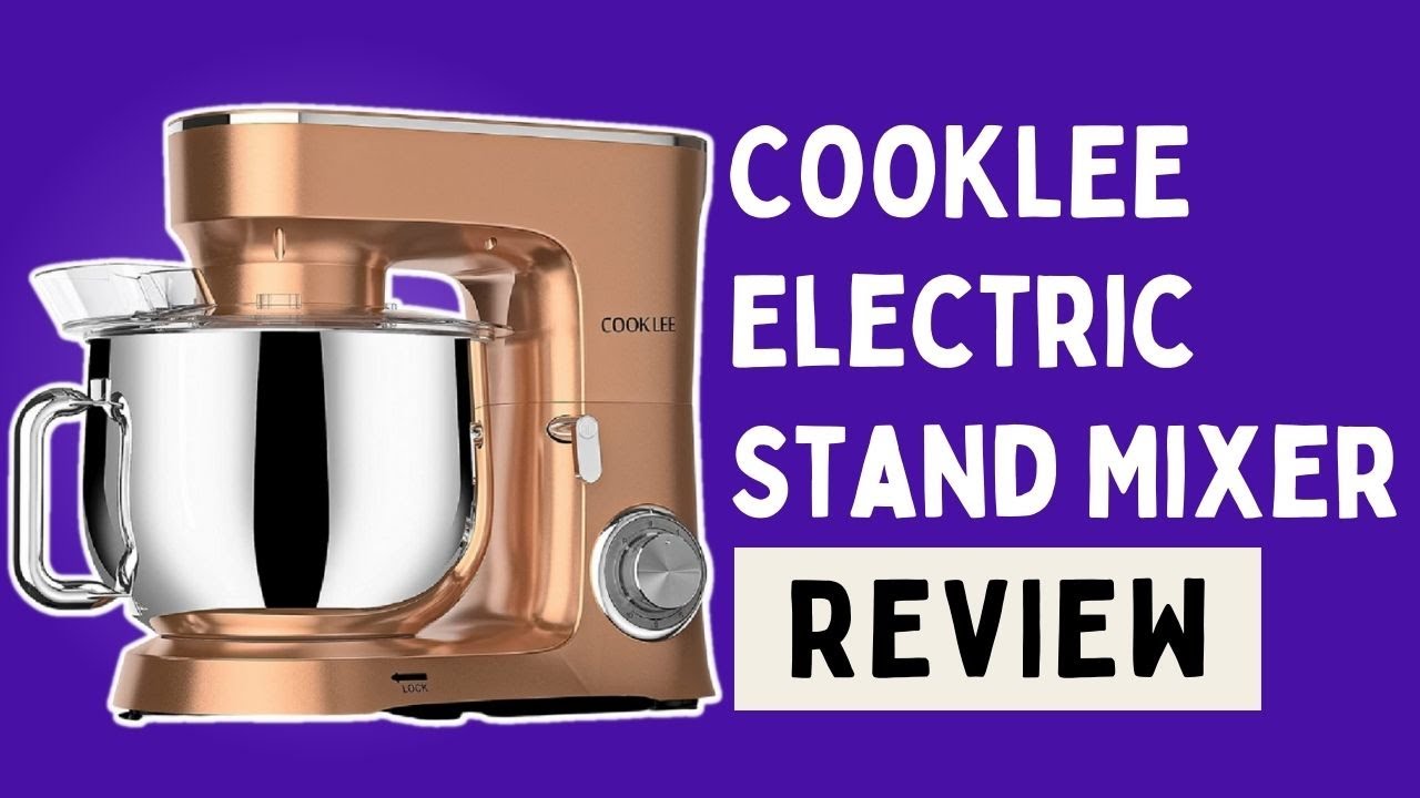 COOKLEE 10 Speed 9.5 Quarts Tilt Head Stand Mixer & Reviews