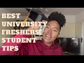 Top Freshers Tips for New Students 🎓