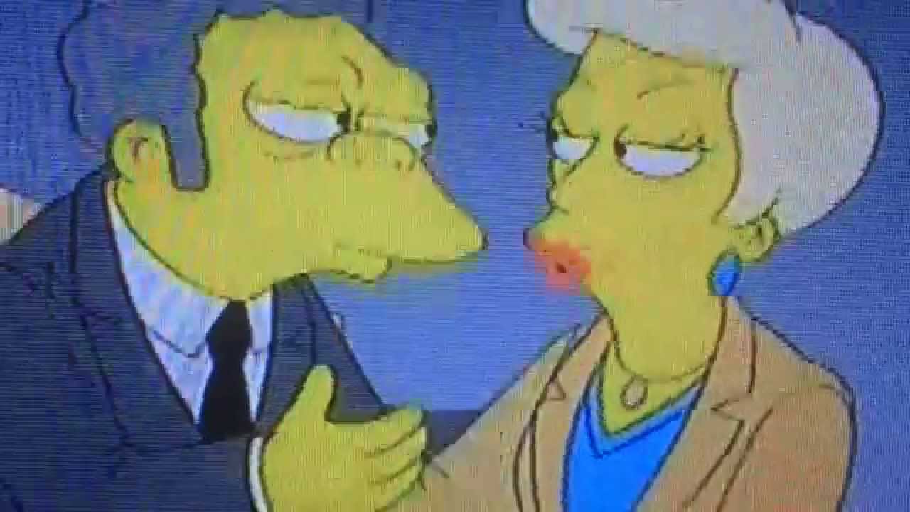 The Simpsons: MOE First Kiss Smooch ??!! - YouTube