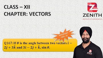 If θ is the angle between two vectors i ̂-2j ̂+3k ̂ and 3i ̂-2j ̂+k ̂, sin⁡θ.........Q167