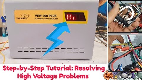 V Guard Stabilizer Hi Error: Step-by-Step Guide