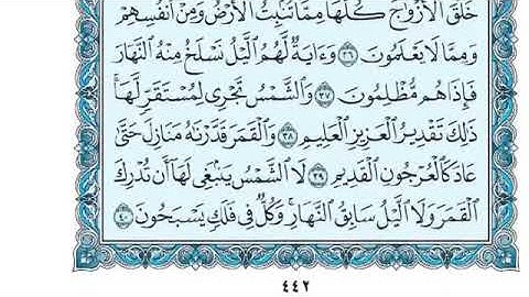 سورة يس مكتوبة للقارئ الشيخ #ماهر المعيقلي #اكسبلور #قرآن 