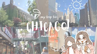 travel vlog vol. 1 | Chicago .｡.:*☆ ft. visiitng @skyloafu