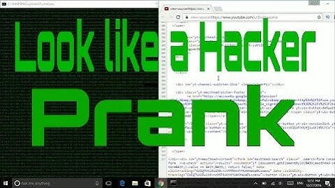 Look like a hacker PRANK using Notepad and batch files.