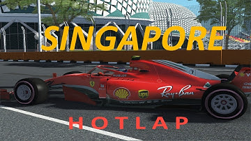 Hotlap Singapore - Rfactor 2 - F1 ASR mod 2018